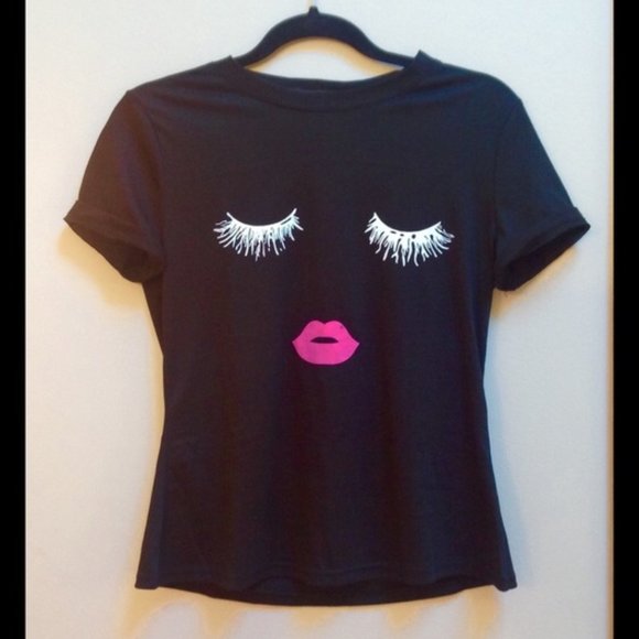 Pink Lips T-Shirt - Picture 2 of 2
